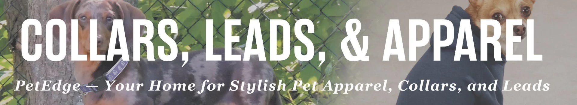Collars, Leads, & Pet Apparel Collars, Leads, & Pet Apparel