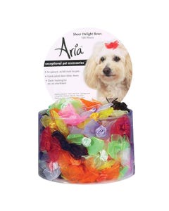Aria Sheer Delight Bow Canister 100Pc