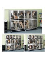 ProSelect Modular Kennel Cages Stainless Steel