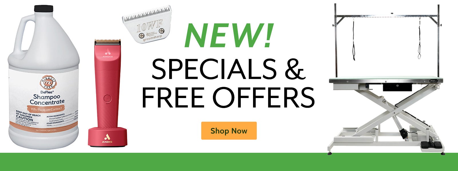 New Specials and Free Offers